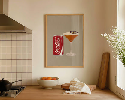 Coke & Pornstar Martini Print