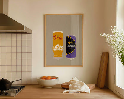 Coors & Strongbow Dark Fruits Print