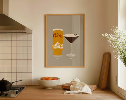 Coors & Espresso Martini Print