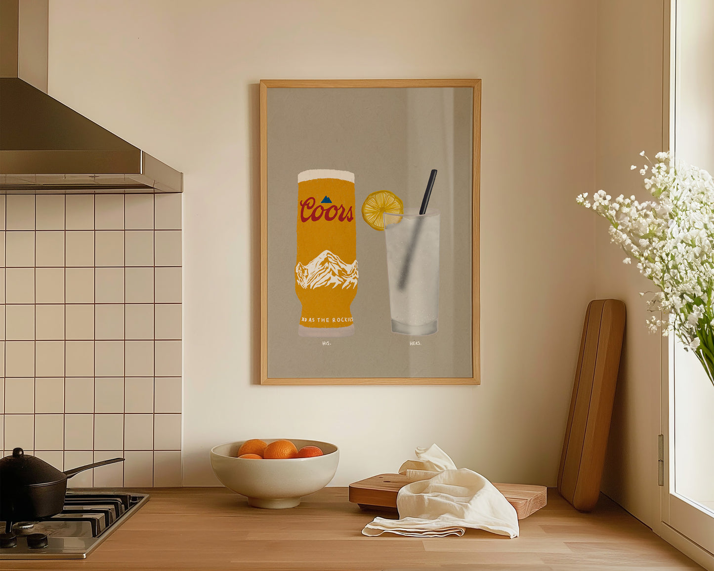 Coors & Malibu Lemonade Print