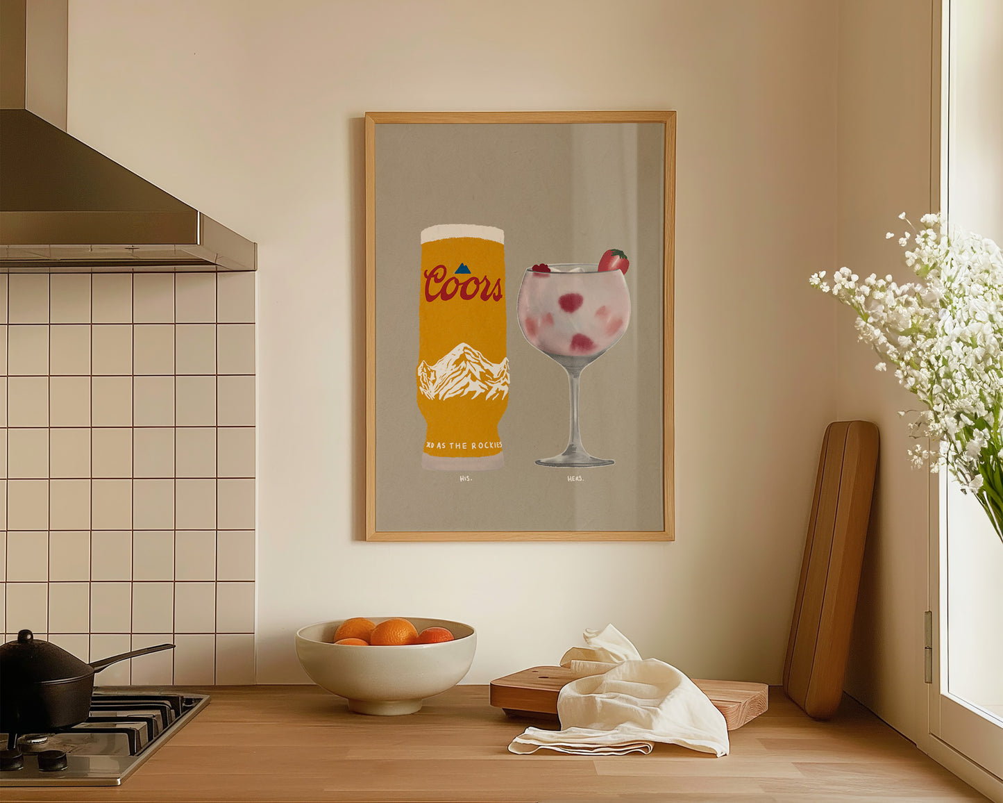 Coors & Pink Gin Print