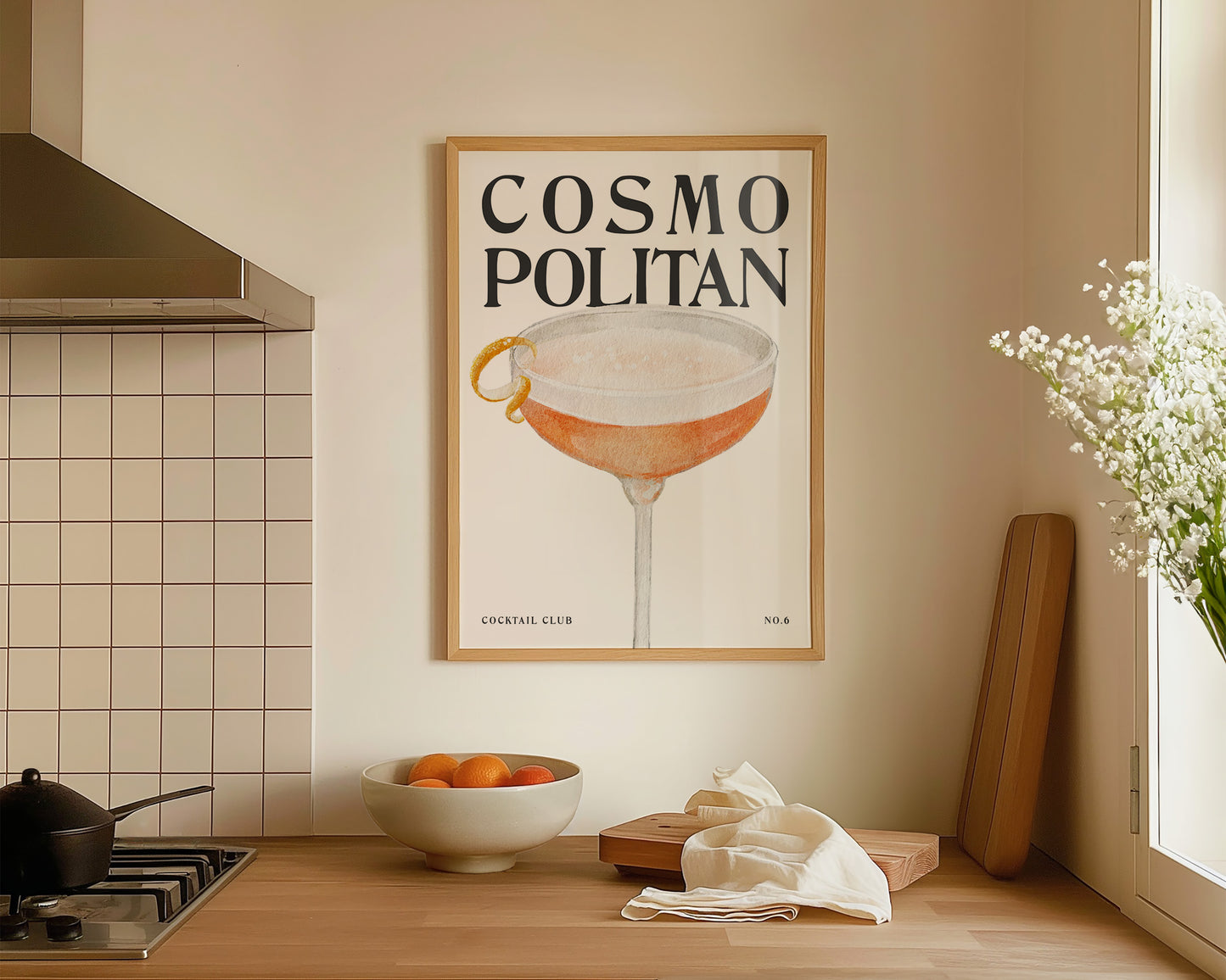 Cosmopolitan Cocktail Print