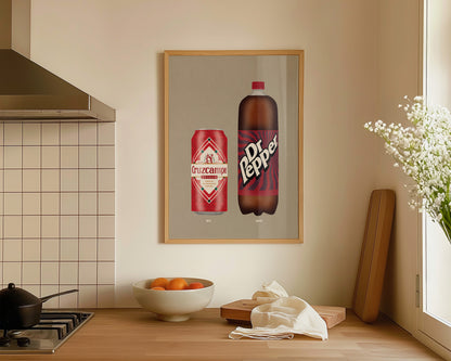 Cruzcampo & Dr Pepper Print