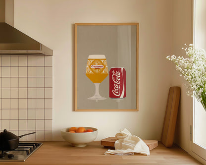 Cruzcampo & Coke Print