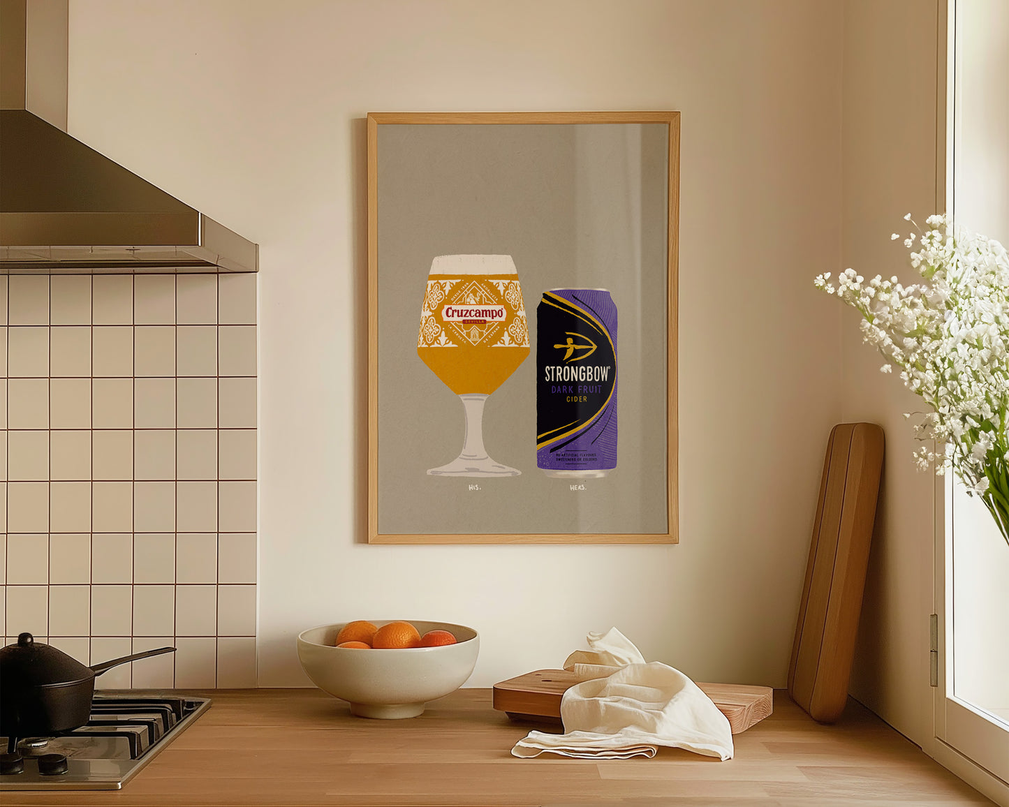 Cruzcampo & Strongbow Dark Fruits Print