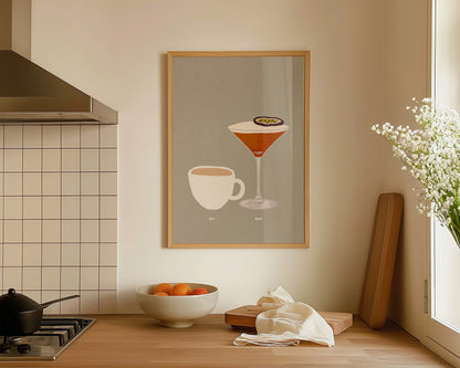 Cup of Tea & Pornstar Martini Print