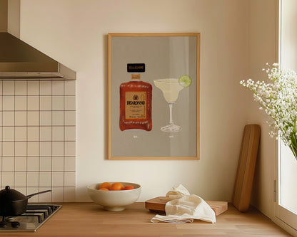 Disaronno & Margarita Print