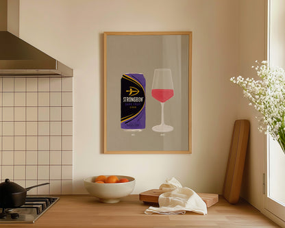 Strongbow Dark Fruits & Rose Print