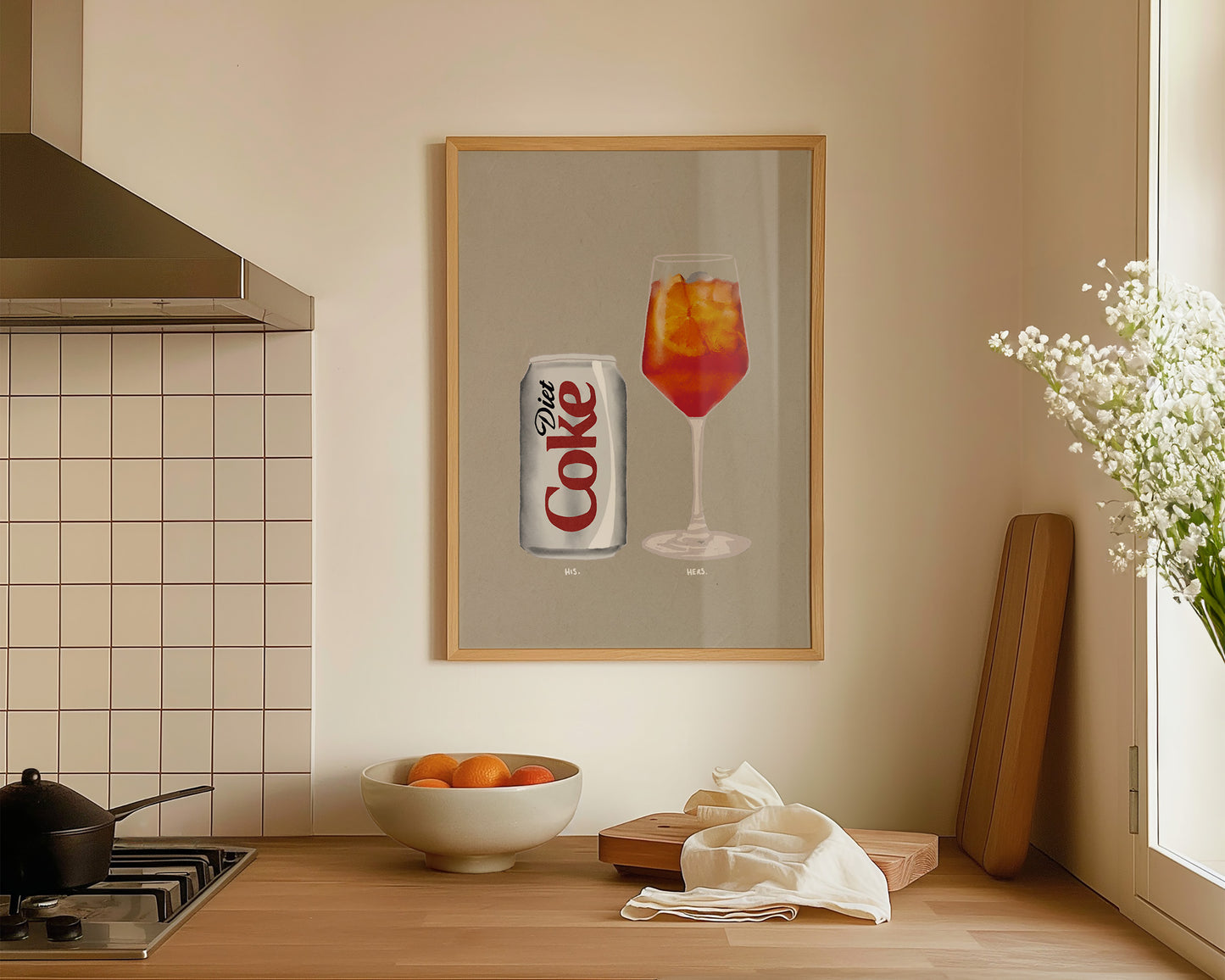 Diet Coke & Aperol Spritz Print