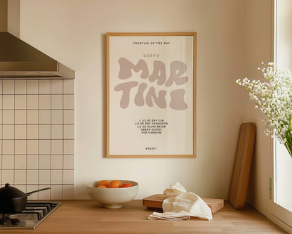 Dirty Martini Recipe Print