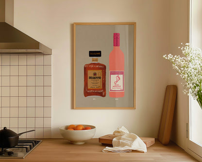 Disaronno & Pink Moscato Print