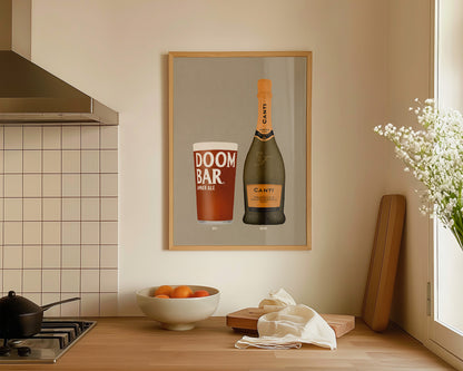 Doom Bar & Canti Prosecco Print