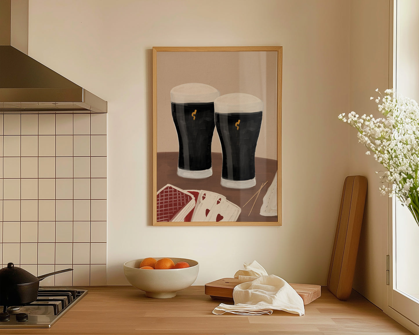 Black Stout Date Night Print