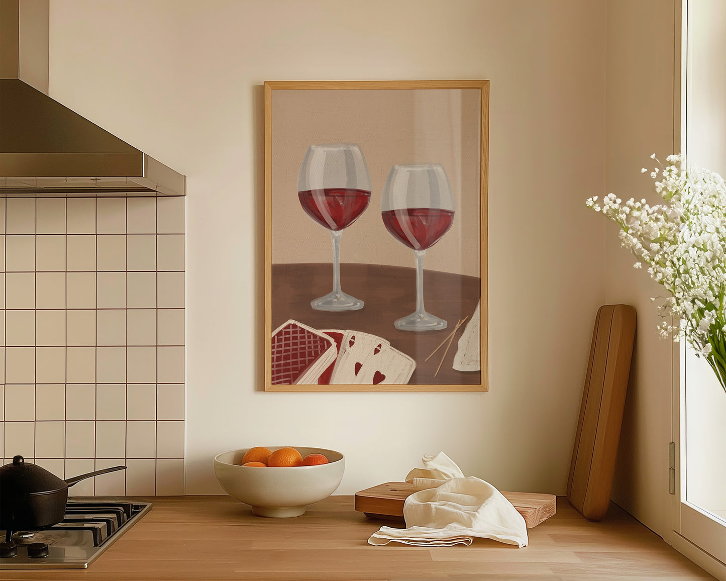 Red Wine Date Night Print