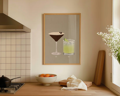 Espresso Martini & Tommy's Marg Print