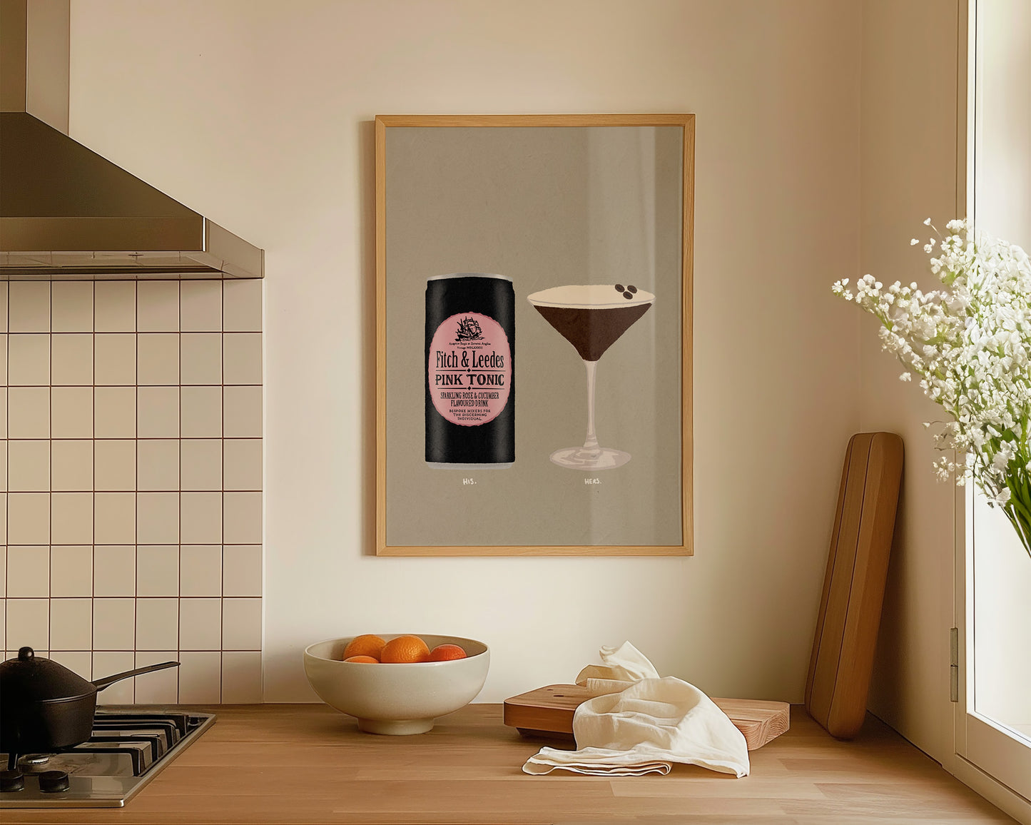 Pink Tonic & Espresso Martini Print