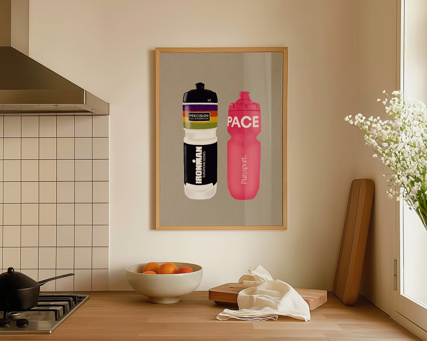 His & Hers Water Bottles Print