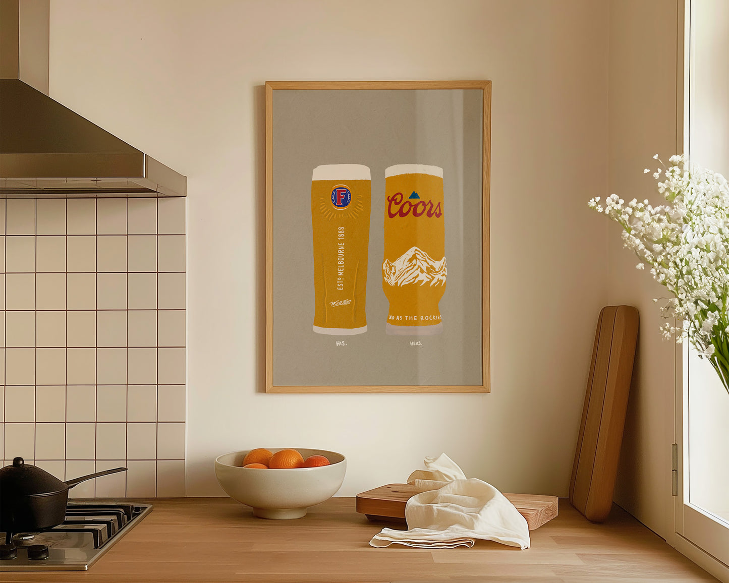 Fosters & Coors Print