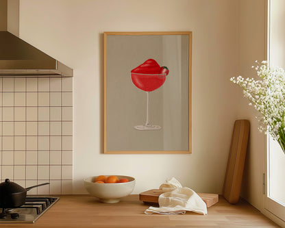 Frozen Strawberry Daiquiri Print