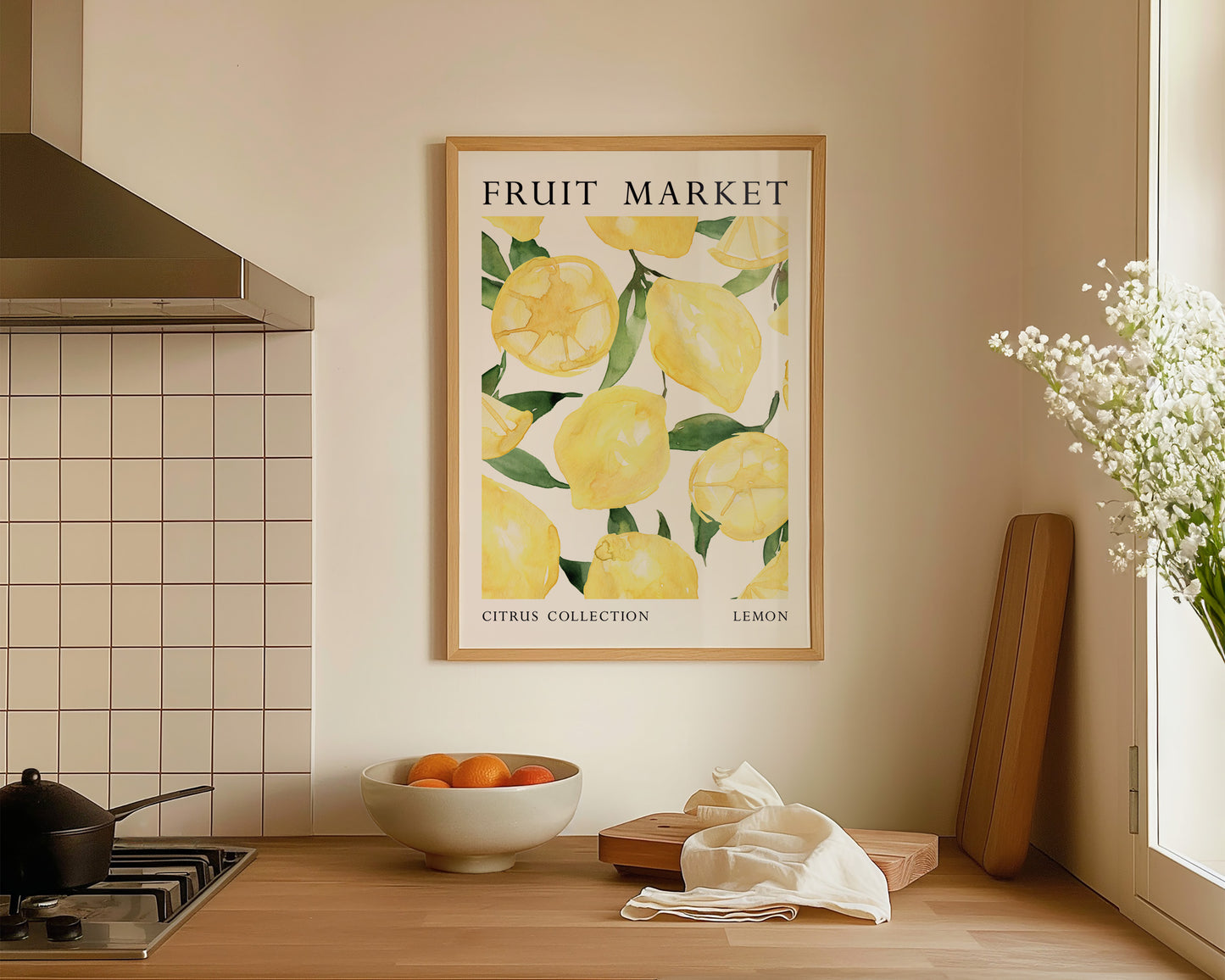 Fruit Market Lemon Print