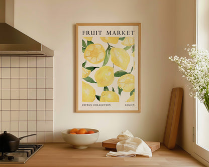 Fruit Market Lemon Print
