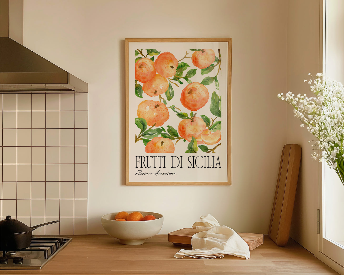 Frutti Di Sicillia Orange Print