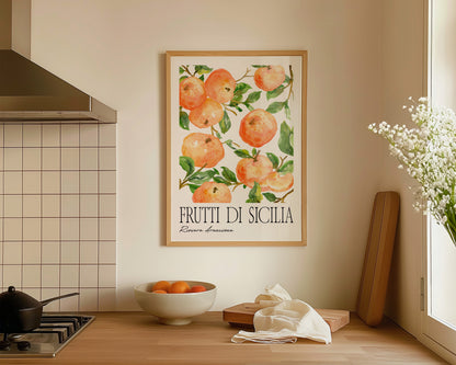 Frutti Di Sicillia Orange Print