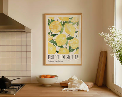 Frutti Di Sicillia Lemon Print
