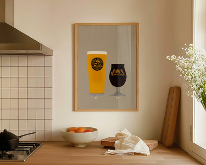 Gower Ale & Vault City Print