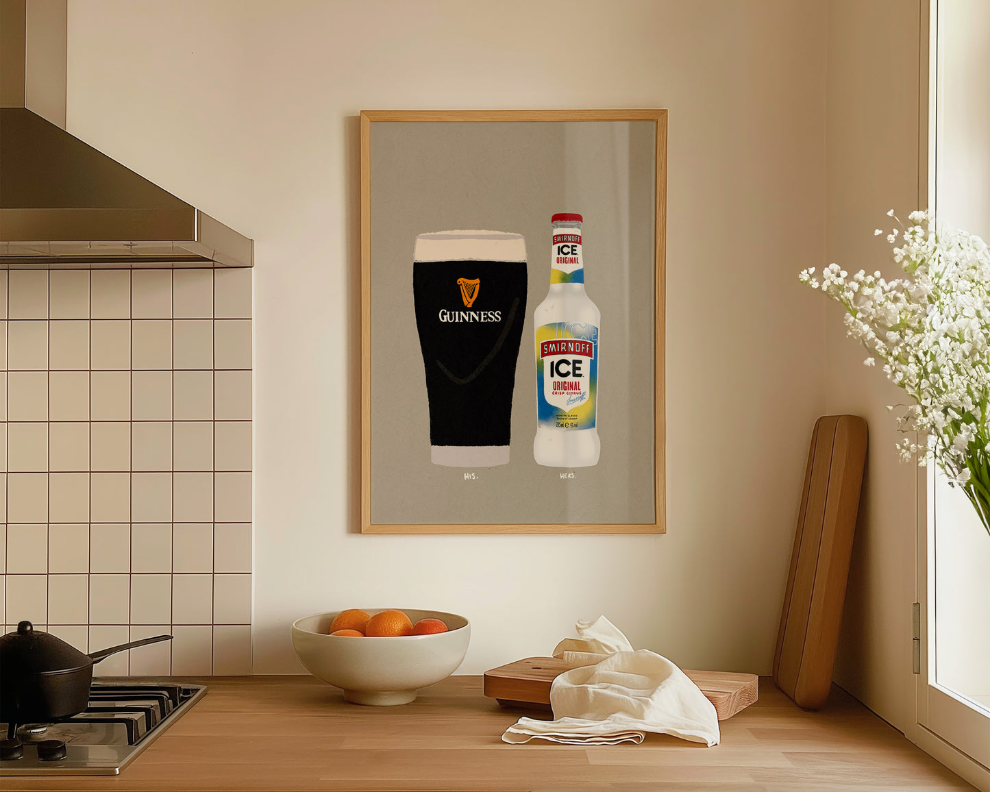 Guinness & Smirnoff Ice Print