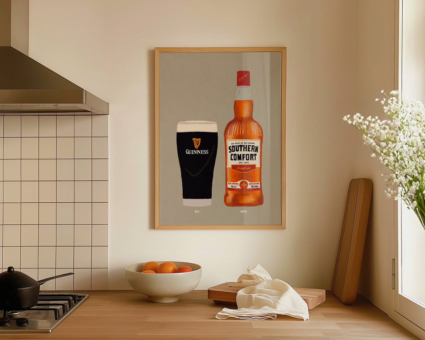 Guinness & Southern Comfort Print