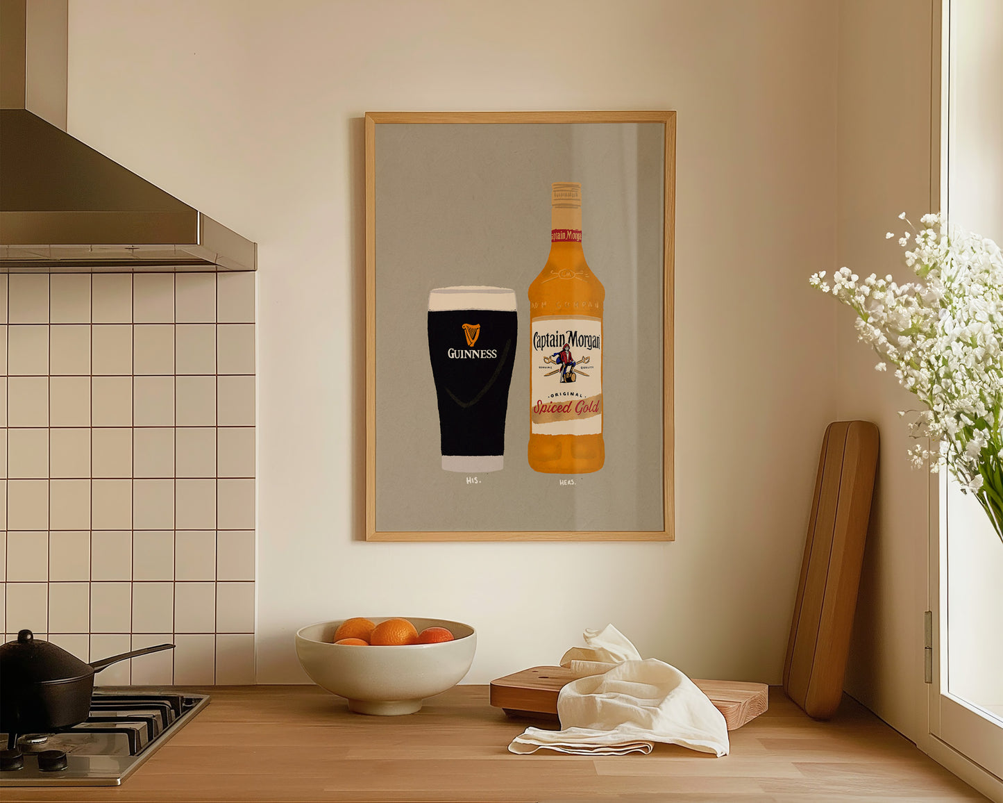 Guinness & Spiced Rum Print