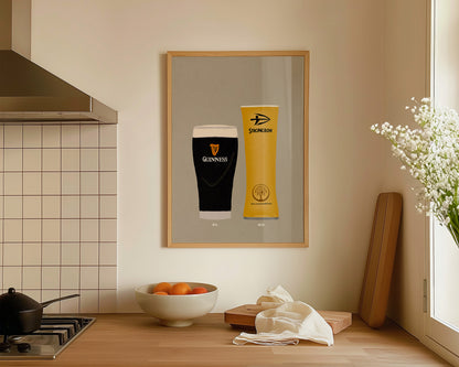 Guinness & Strongbow Print