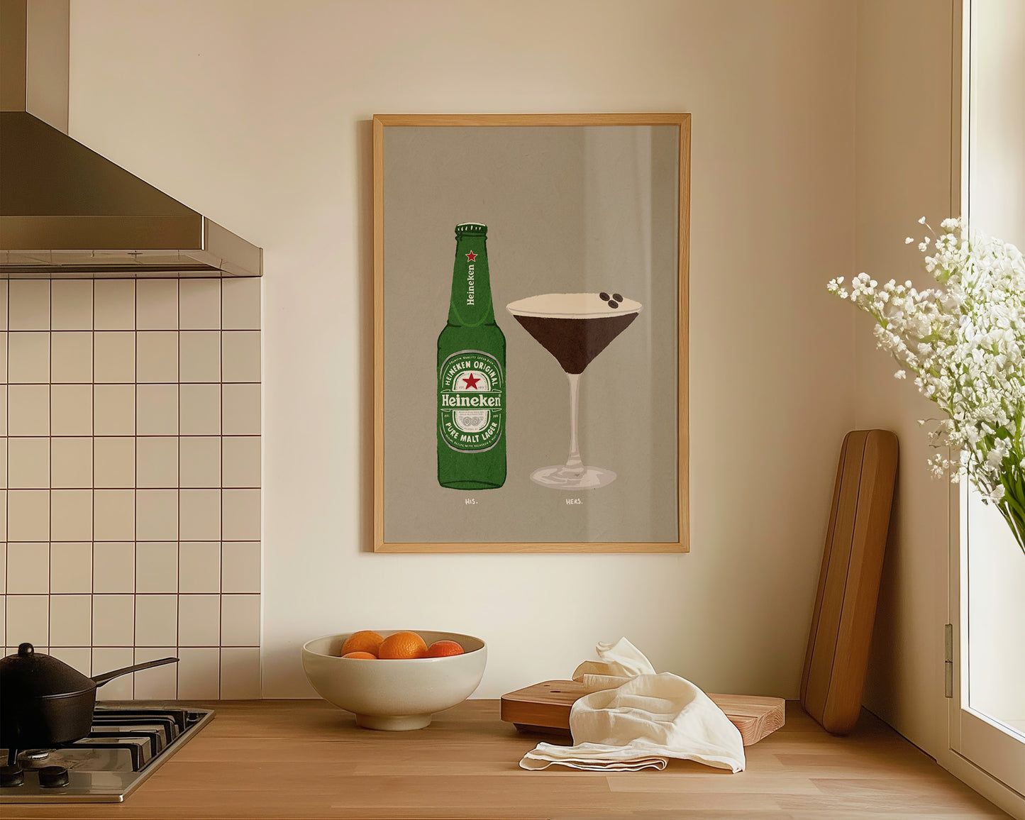 Heineken & Espresso Martini Print