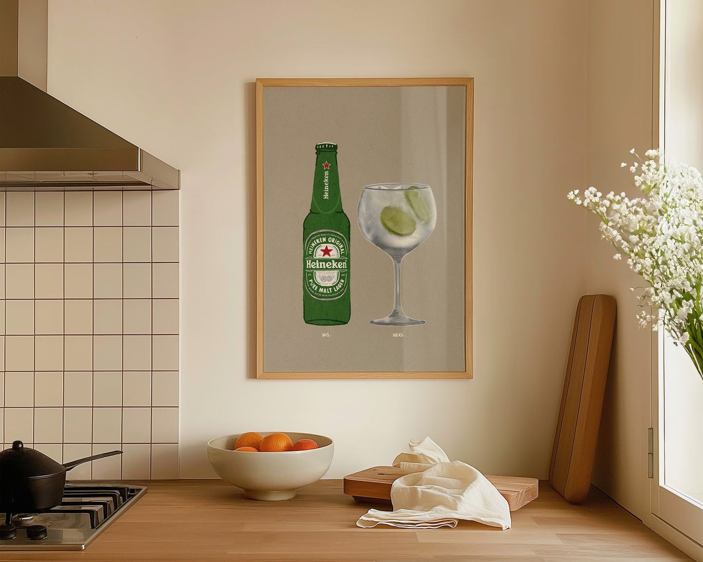 Heineken & Gin & Tonic Print