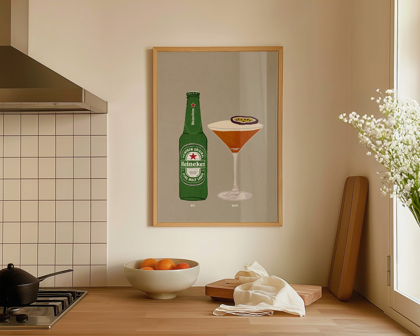 Heineken & Pornstar Martini Print