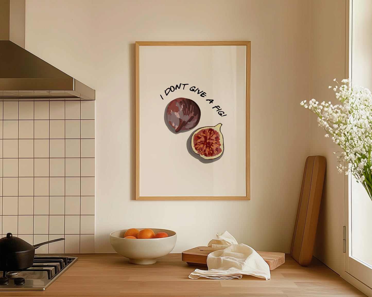 I Don't Give A Fig Print