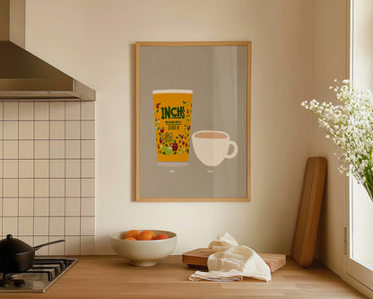 Inch's & Cup of Tea Print