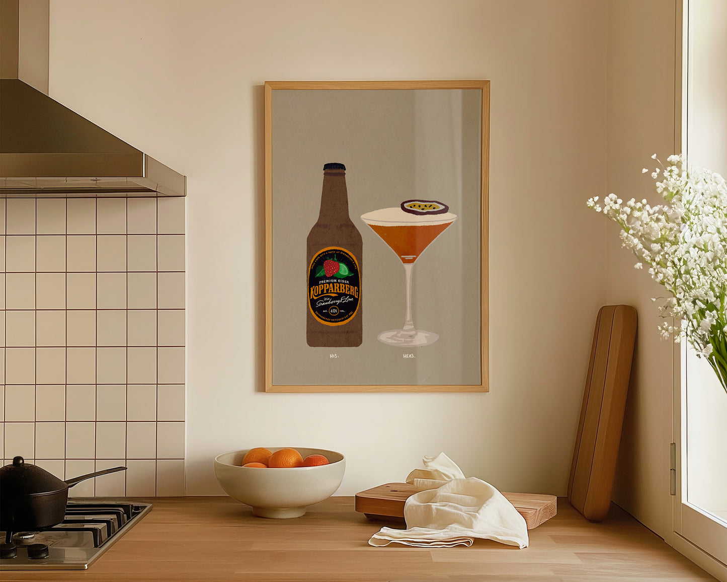 Strawberry Lime Kopparberg & Pornstar Print