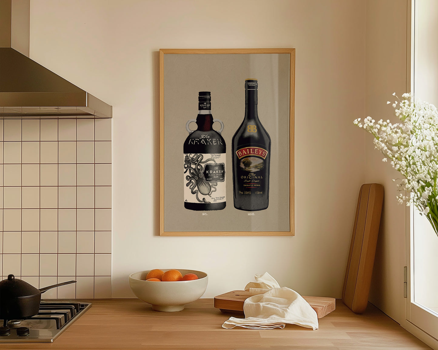Kraken & Baileys Print