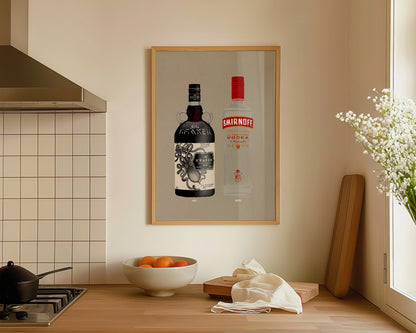 Kraken & Smirnoff Vodka Print