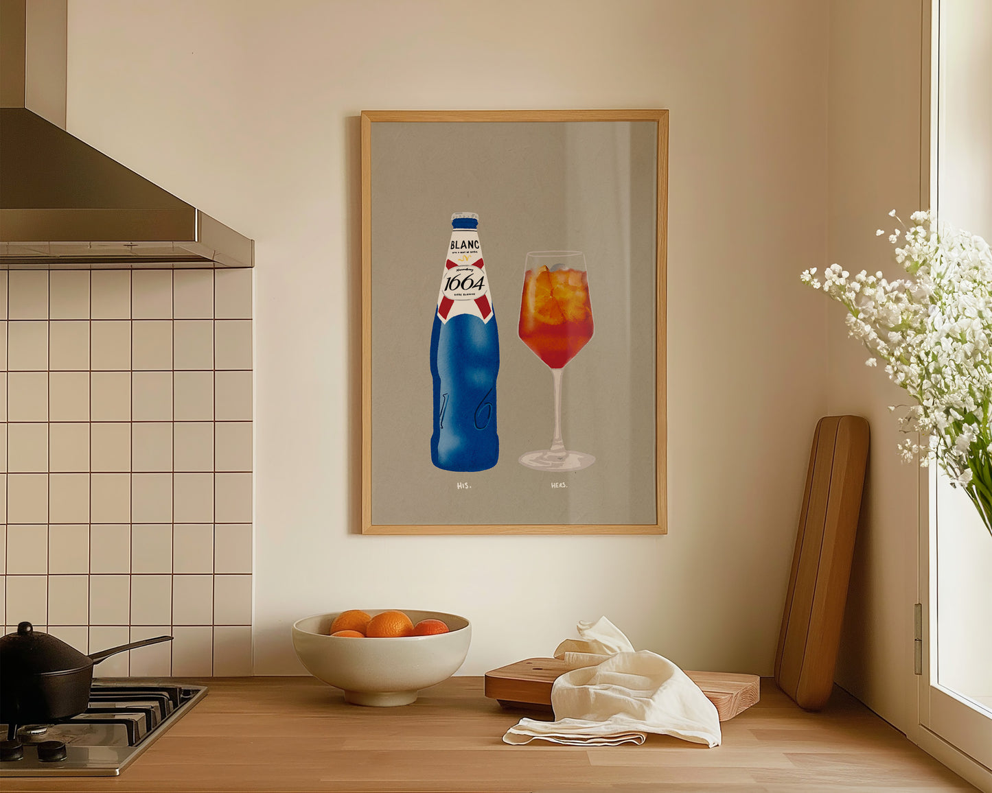 Kronenburg Blanc & Aperol Spritz Print