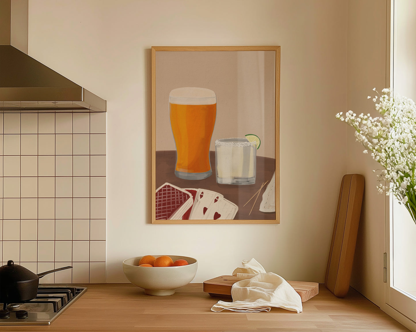 Lager & Margarita Date Night Print