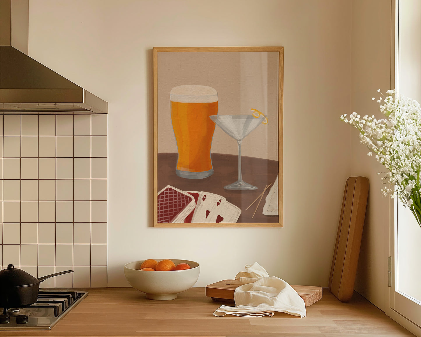 Lager & Martini Date Night Print