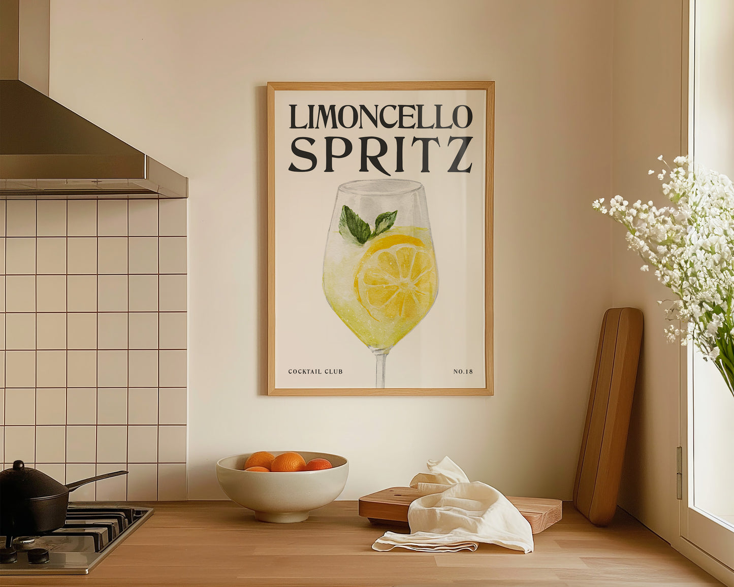 Limoncello Spritz Cocktail Print