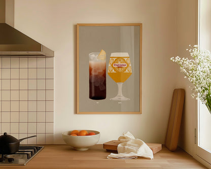 Long Island Iced Tea & Cruzcampo Print