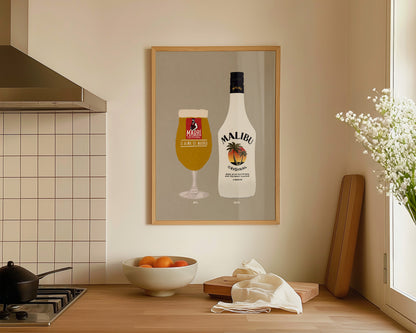 Madri & Malibu Print