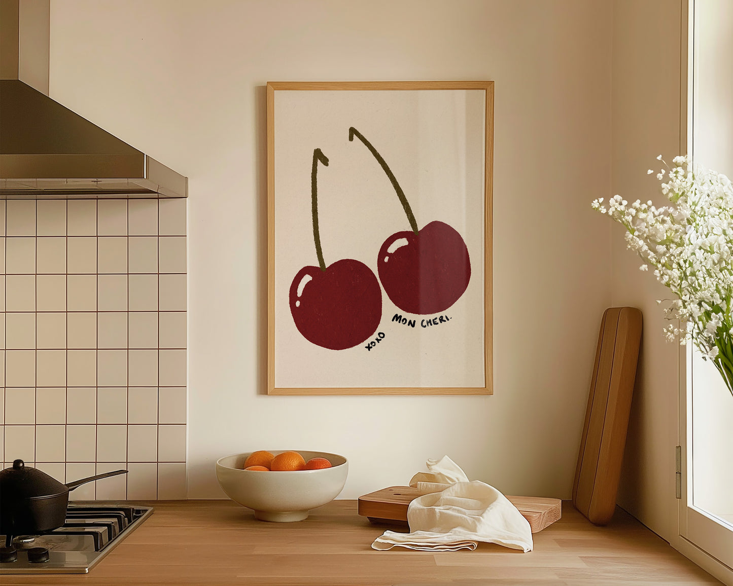 Mon Cheri XOXO Print