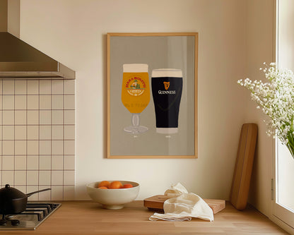 Moretti & Guinness Print