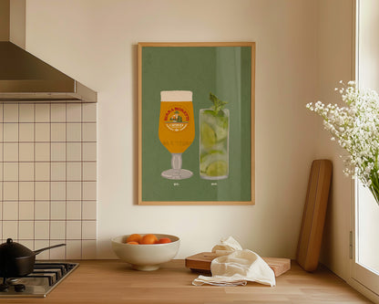 Moretti & Mojito Print